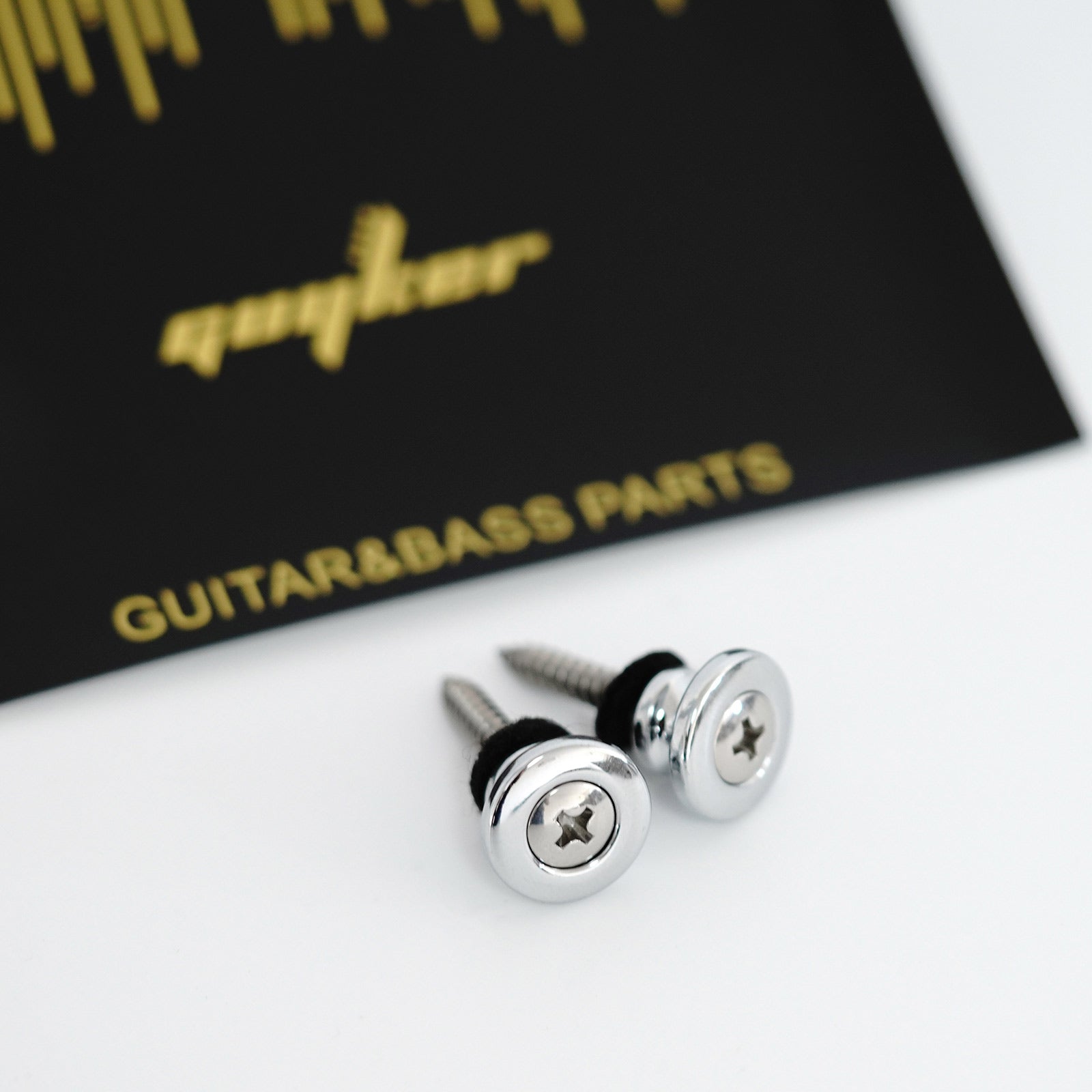 Guitar Strap Buttons – Zinc Alloy Set of 2 with Screws | Guyker