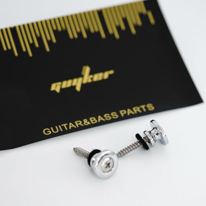Guitar Strap Buttons – Zinc Alloy Set of 2 with Screws | Guyker