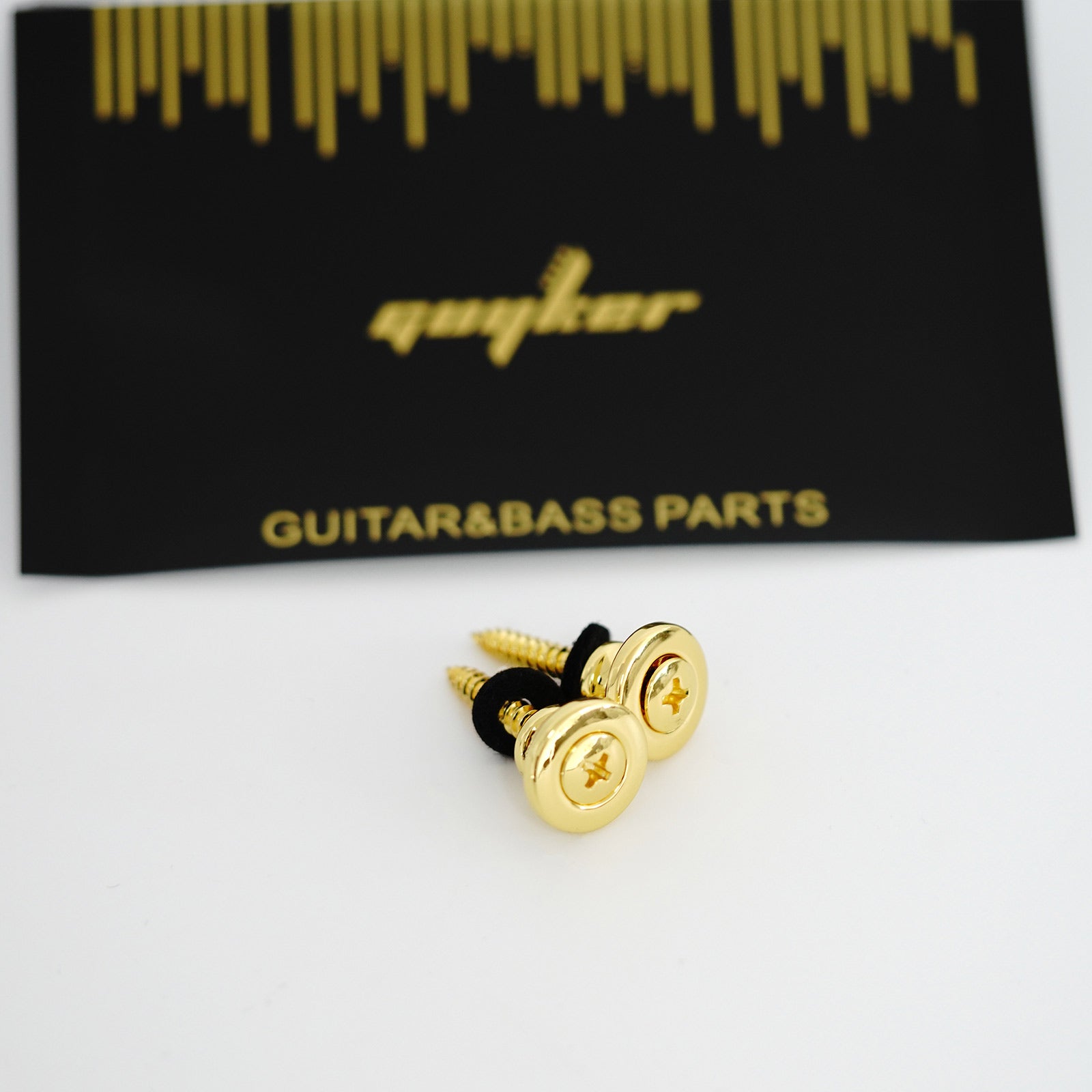 Guitar Strap Buttons – Zinc Alloy Set of 2 with Screws | Guyker