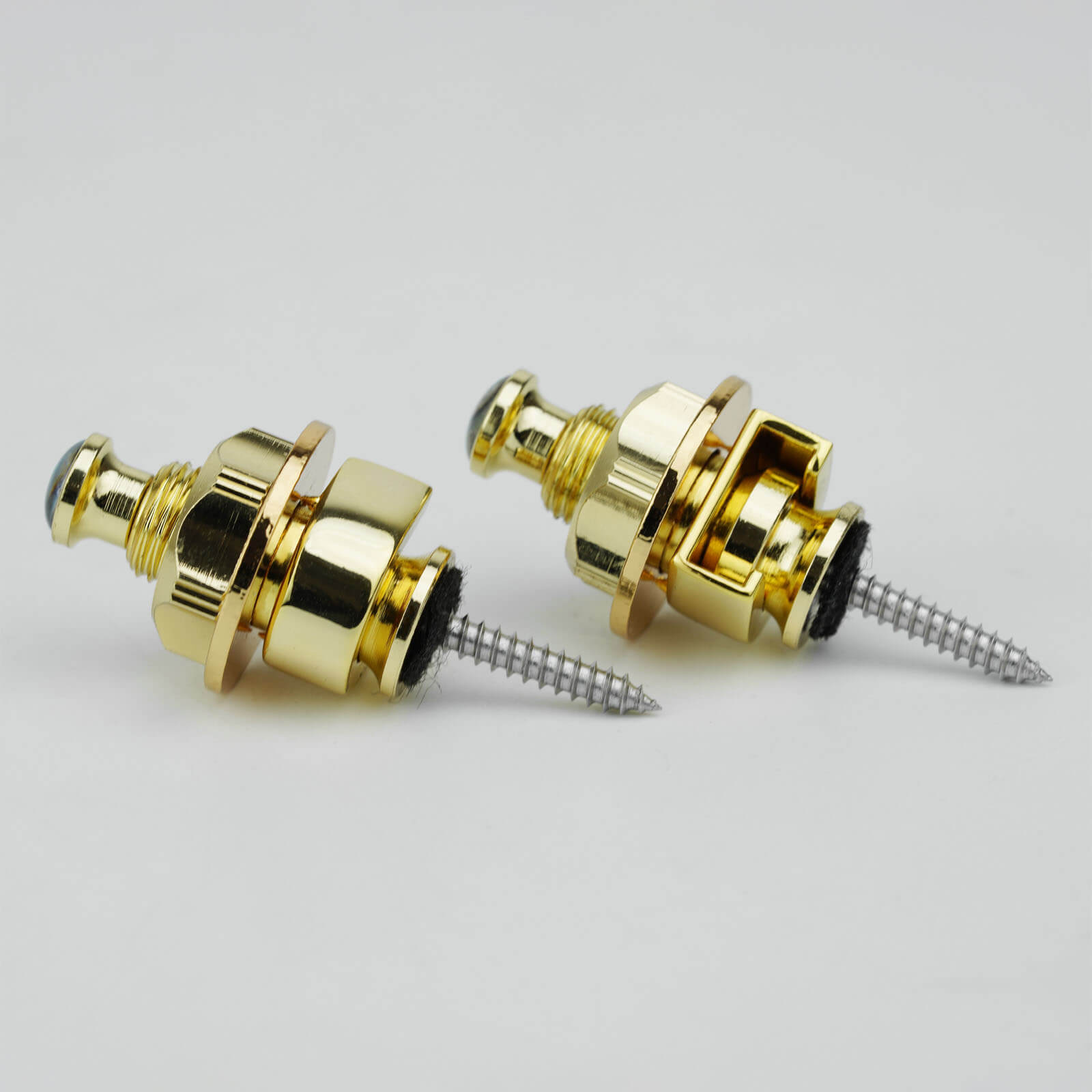 Guitar Strap Locks – Secure Metal Strap Button Set | Guyker