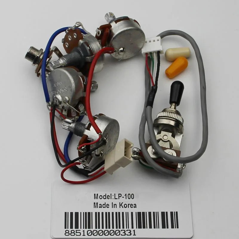 Guitar Wiring Harness Kit with 3-Way Switch and Pots  | Guyker