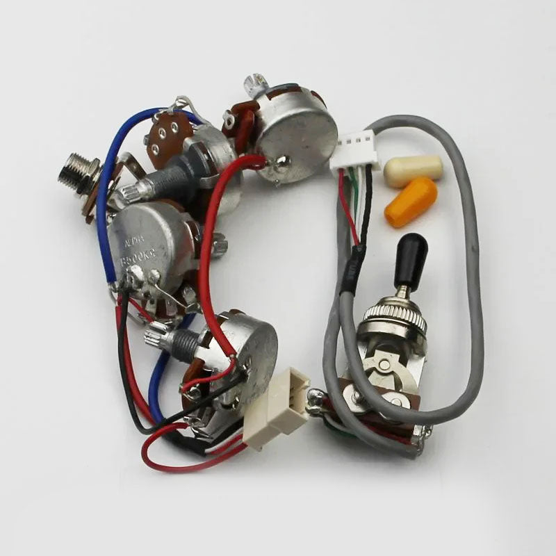 Guitar Wiring Harness Kit with 3-Way Switch and Pots | Guyker