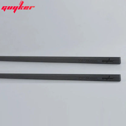 Varillas de Carbono Guyker 2pcs 3mmX6mmX380mm/450mm Refuerzo para el Mástil de Guitarra para Instrumentos de Cuerda