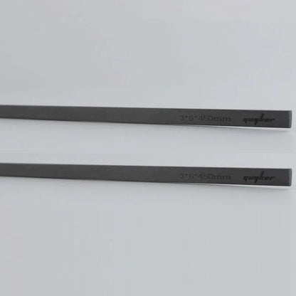 Varillas de Carbono Guyker 2pcs 3mmX6mmX380mm/450mm Refuerzo para el Mástil de Guitarra para Instrumentos de Cuerda