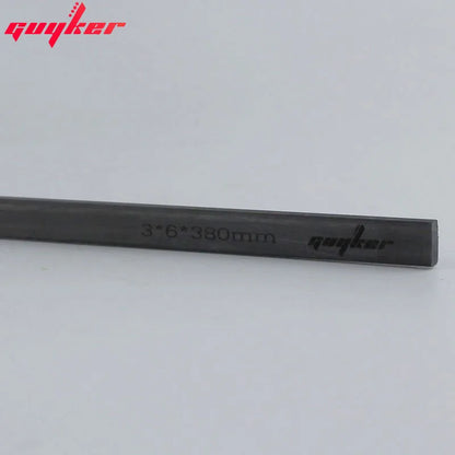 Varillas de Carbono Guyker 2pcs 3mmX6mmX380mm/450mm Refuerzo para el Mástil de Guitarra para Instrumentos de Cuerda