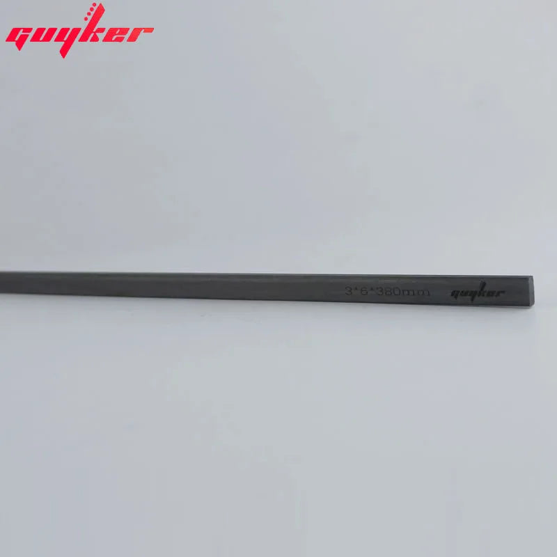 Guyker 2 pièces Barres de Cou en Fibre de Carbone 3mmX6mmX380mm/450mm Renfort de Manche de Guitare pour Instruments à Cordes