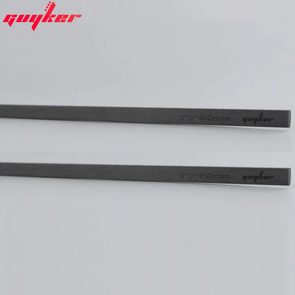Varillas de Carbono Guyker 2pcs 3mmX6mmX380mm/450mm Refuerzo para el Mástil de Guitarra para Instrumentos de Cuerda