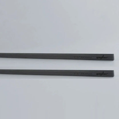 Varillas de Carbono Guyker 2pcs 3mmX6mmX380mm/450mm Refuerzo para el Mástil de Guitarra para Instrumentos de Cuerda