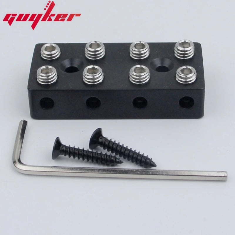 string lock-SPWT Guyker 4/5 String Headless Bass Bridge String Lock