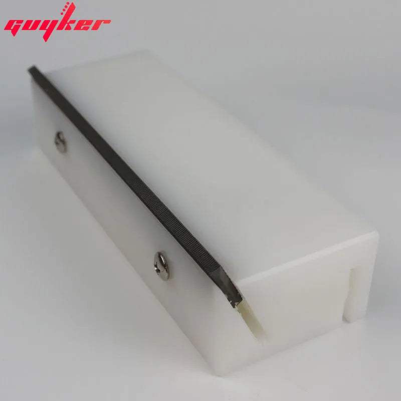 Guyker Fret Beveling File - Fret End Bevel-Flush Files Luthier Angle Tool (36 and 90 Degrees) - Low Friction Fret Leveler - Guyker