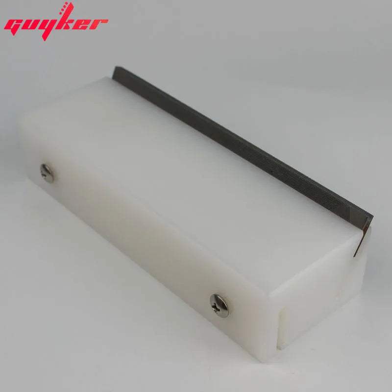 Guyker Fret Beveling File - Fret End Bevel-Flush Files Luthier Angle Tool (36 and 90 Degrees) - Low Friction Fret Leveler - Guyker