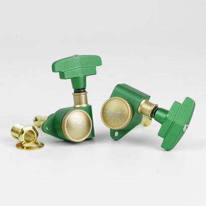Guyker 509A-SP CNC Aluminum Locking Guitar Tuners 3R+3L 1:21