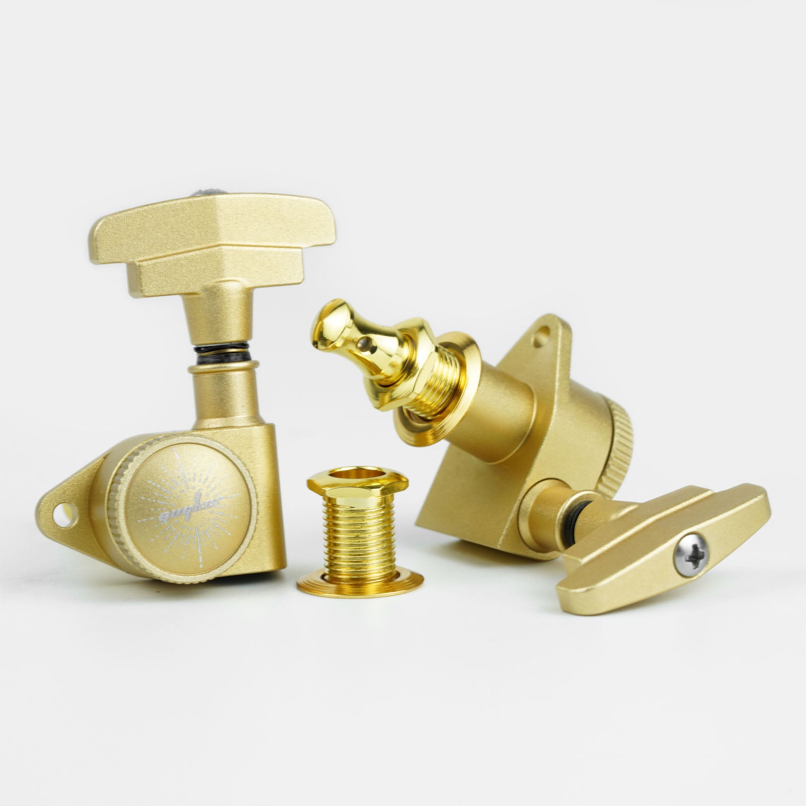 Guyker 509A-SP CNC Aluminum Locking Guitar Tuners 3R+3L 1:21