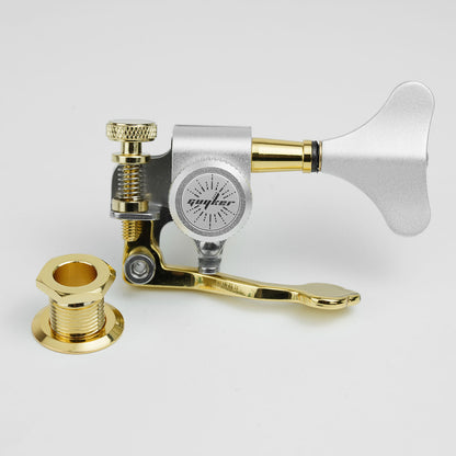 Guyker BBA-150D Bass Drop D Locking Machine Head Tuner Right Hand for Electric Bass
