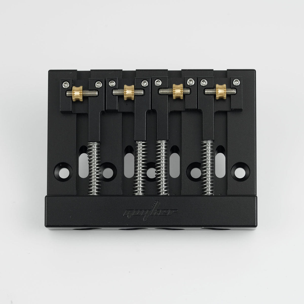 Guyker GBA-406 CNC 4-String Bass Bridge in Aerospace Aluminum Alloy for Bass Guitar