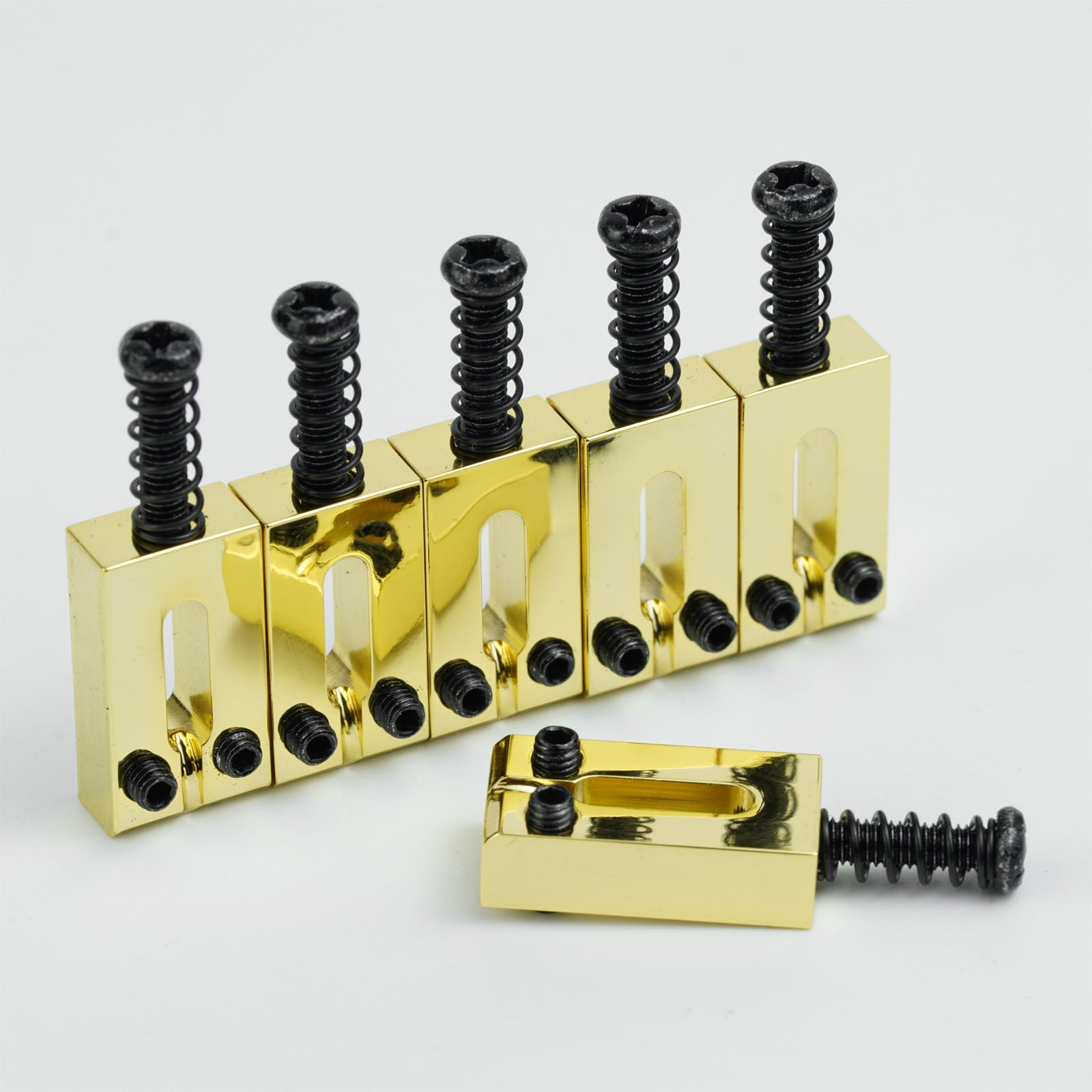 Guyker GM003 Brass Guitar Tremolo Bridge Saddles 10.5mm / 10.8mm