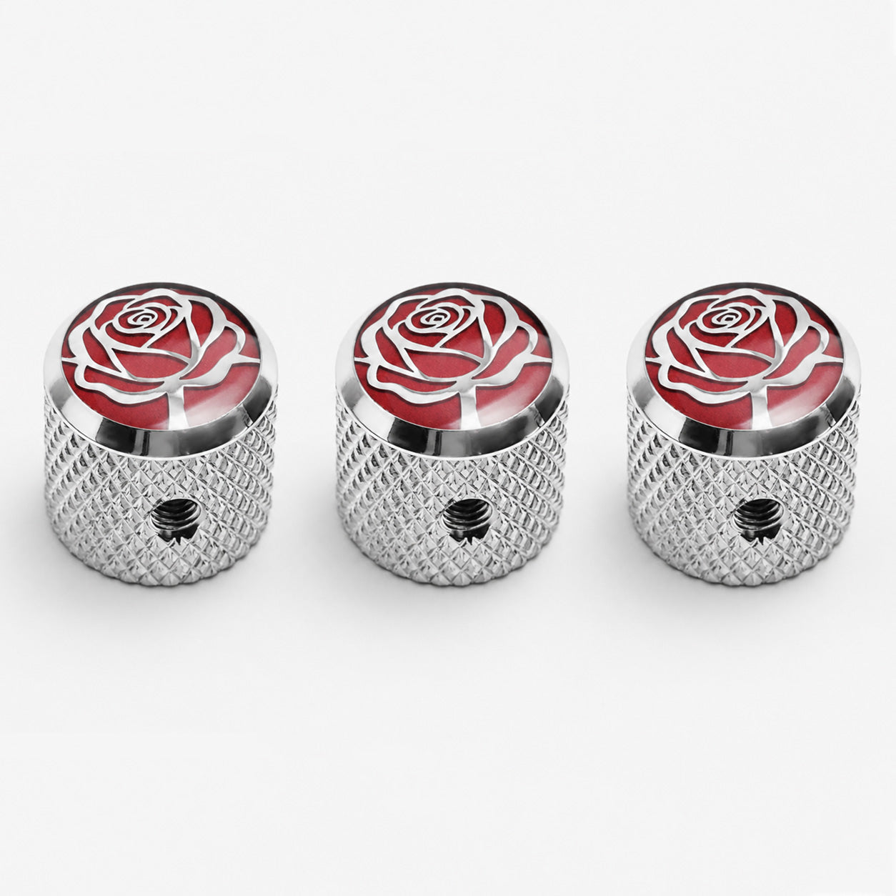 Guyker CKB003 CNC Stainless Steel Guitar Control Knobs for Electric Guitar and Bass
