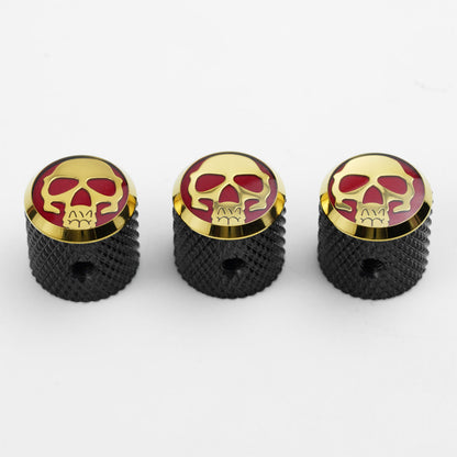 Boutons de contrôle de guitare en acier inoxydable CNC Guyker CKB003 pour guitare électrique et basse