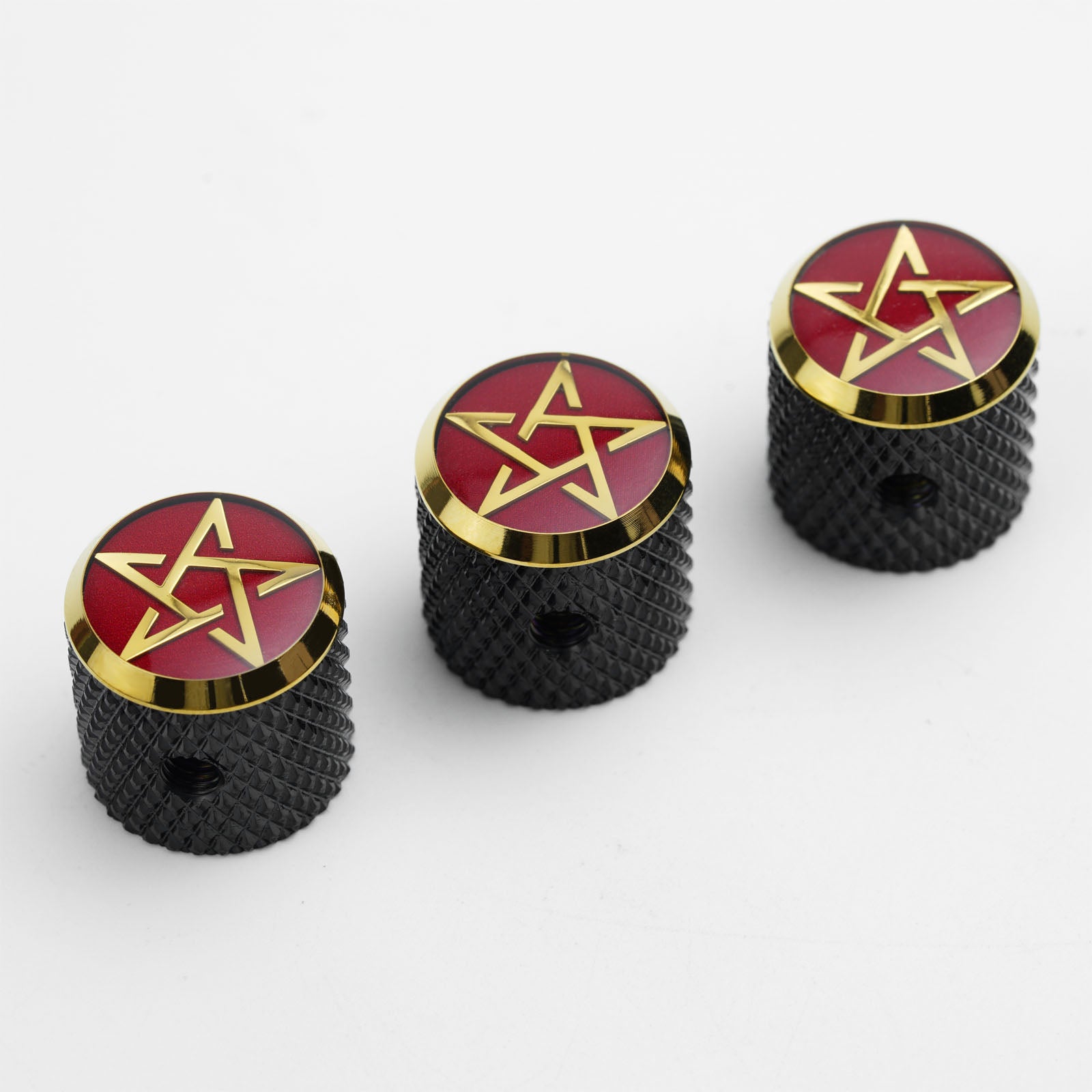 Boutons de contrôle de guitare en acier inoxydable CNC Guyker CKB003 pour guitare électrique et basse