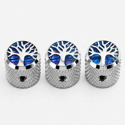 Guyker CKB003 CNC Stainless Steel Guitar Control Knobs for Electric Guitar and Bass