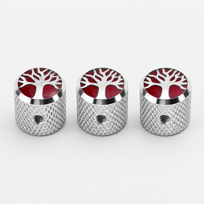 Guyker CKB003 CNC Stainless Steel Guitar Control Knobs for Electric Guitar and Bass