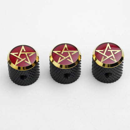 Boutons de contrôle de guitare en acier inoxydable CNC Guyker CKB003 pour guitare électrique et basse