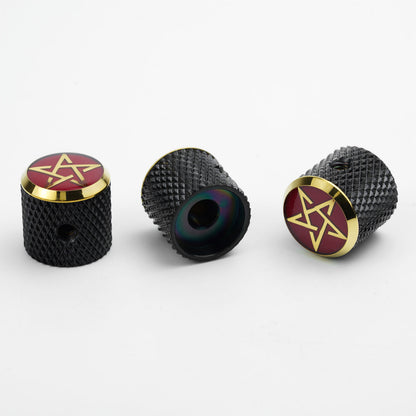 Boutons de contrôle de guitare en acier inoxydable CNC Guyker CKB003 pour guitare électrique et basse