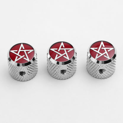 Guyker CKB003 CNC Stainless Steel Guitar Control Knobs for Electric Guitar and Bass