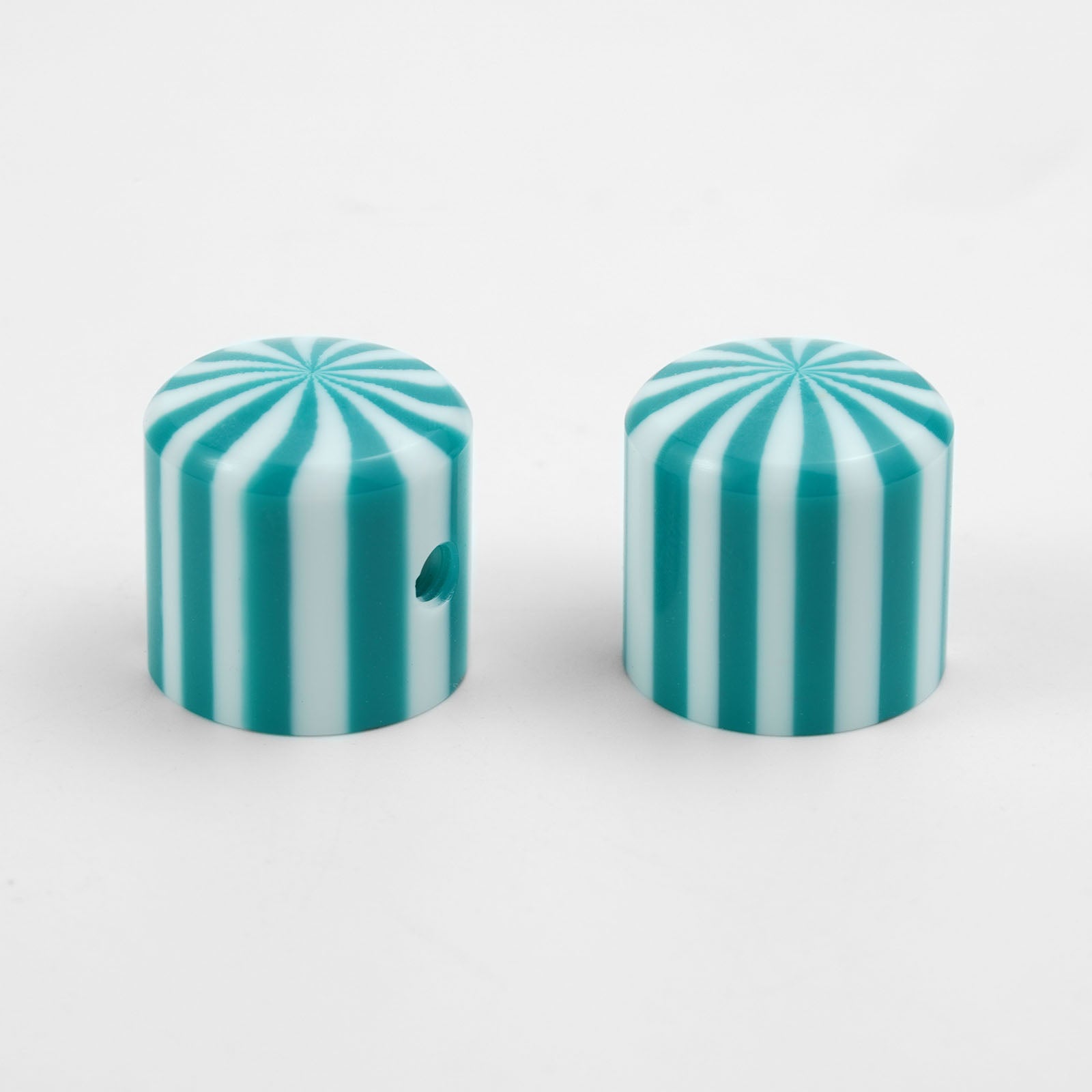 Guyker CKB041 Acrylic Candy Stripe Guitar Control Knobs for Electric Guitar - 6mm Shaft Fit