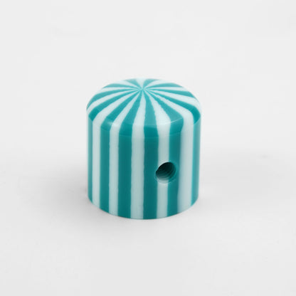 Guyker CKB041 Acrylic Candy Stripe Guitar Control Knobs for Electric Guitar - 6mm Shaft Fit
