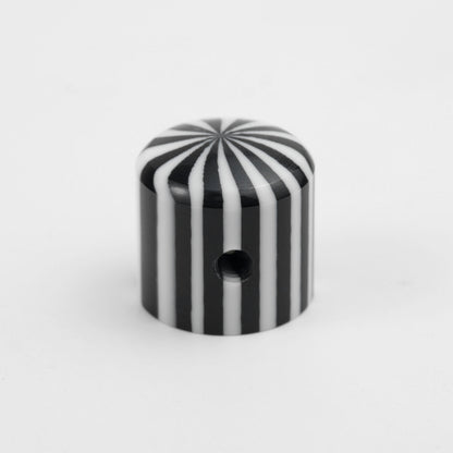 Guyker CKB041 Acrylic Candy Stripe Guitar Control Knobs for Electric Guitar - 6mm Shaft Fit