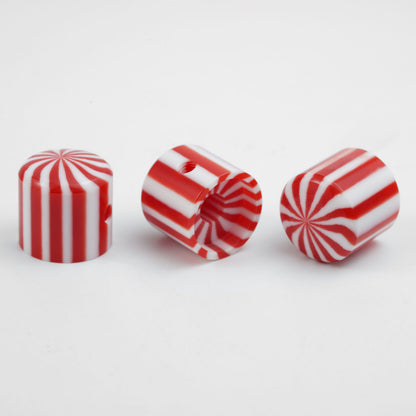 Guyker CKB041 Acrylic Candy Stripe Guitar Control Knobs for Electric Guitar - 6mm Shaft Fit