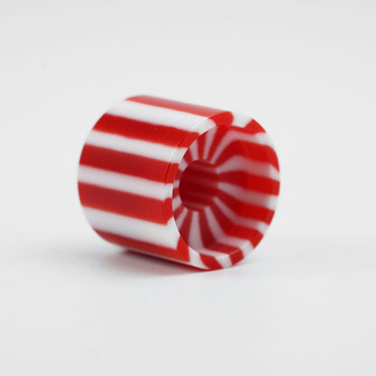 Guyker CKB041 Acrylic Candy Stripe Guitar Control Knobs for Electric Guitar - 6mm Shaft Fit