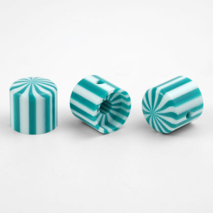 Guyker CKB041 Acrylic Candy Stripe Guitar Control Knobs for Electric Guitar - 6mm Shaft Fit