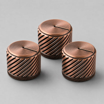 Guyker CKB042 CNC Aluminum Guitar Control Knobs for Electric Guitar - 6mm Shaft Fit