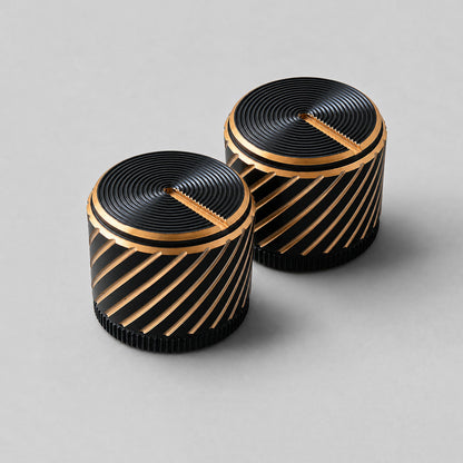 Guyker CKB042 CNC Aluminum Guitar Control Knobs for Electric Guitar - 6mm Shaft Fit