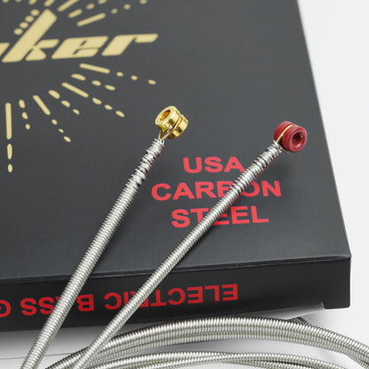 Guyker Electric Bass Guitar Strings USA Carbon Steel with Anti-Rust Coating
