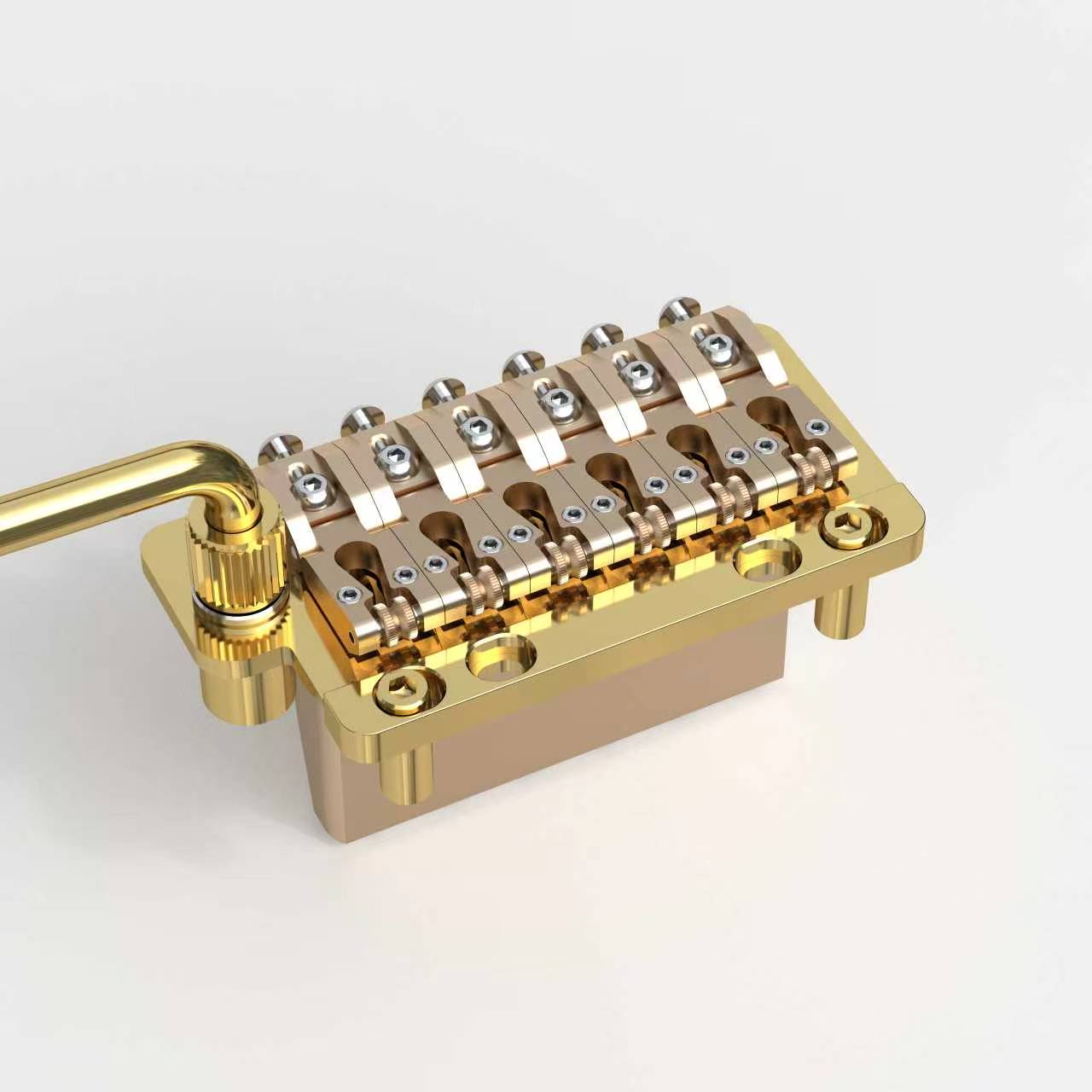 Guyker GG901 Small Double Locking Tremolo Bridge with CNC Brass Saddles