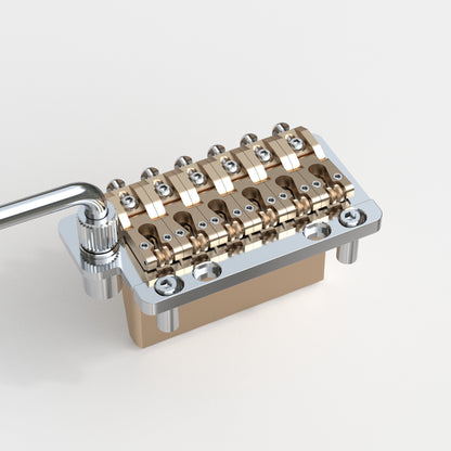 Guyker GG901 Small Double Locking Tremolo Bridge with CNC Brass Saddles