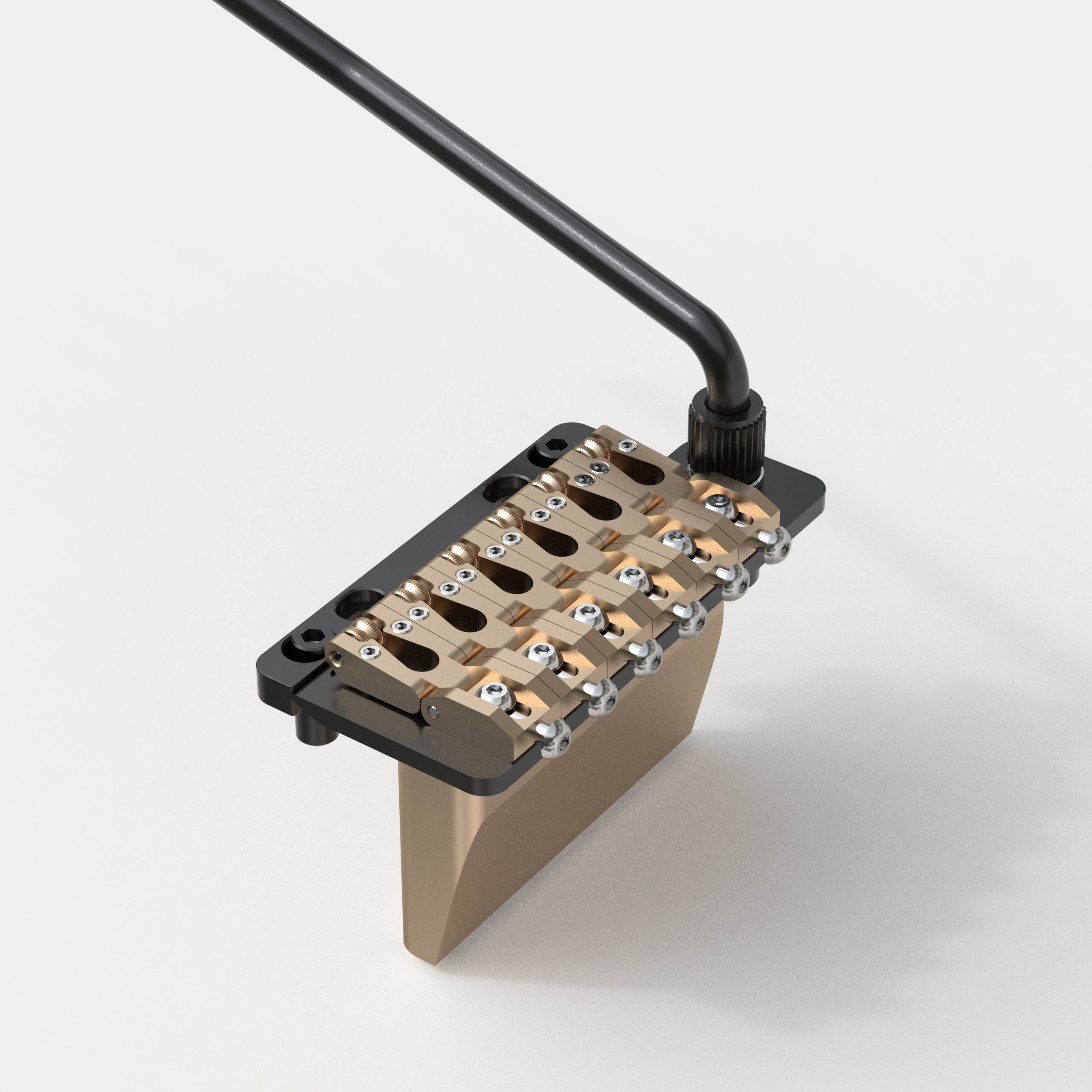 Guyker GG901 Small Double Locking Tremolo Bridge with CNC Brass Saddles