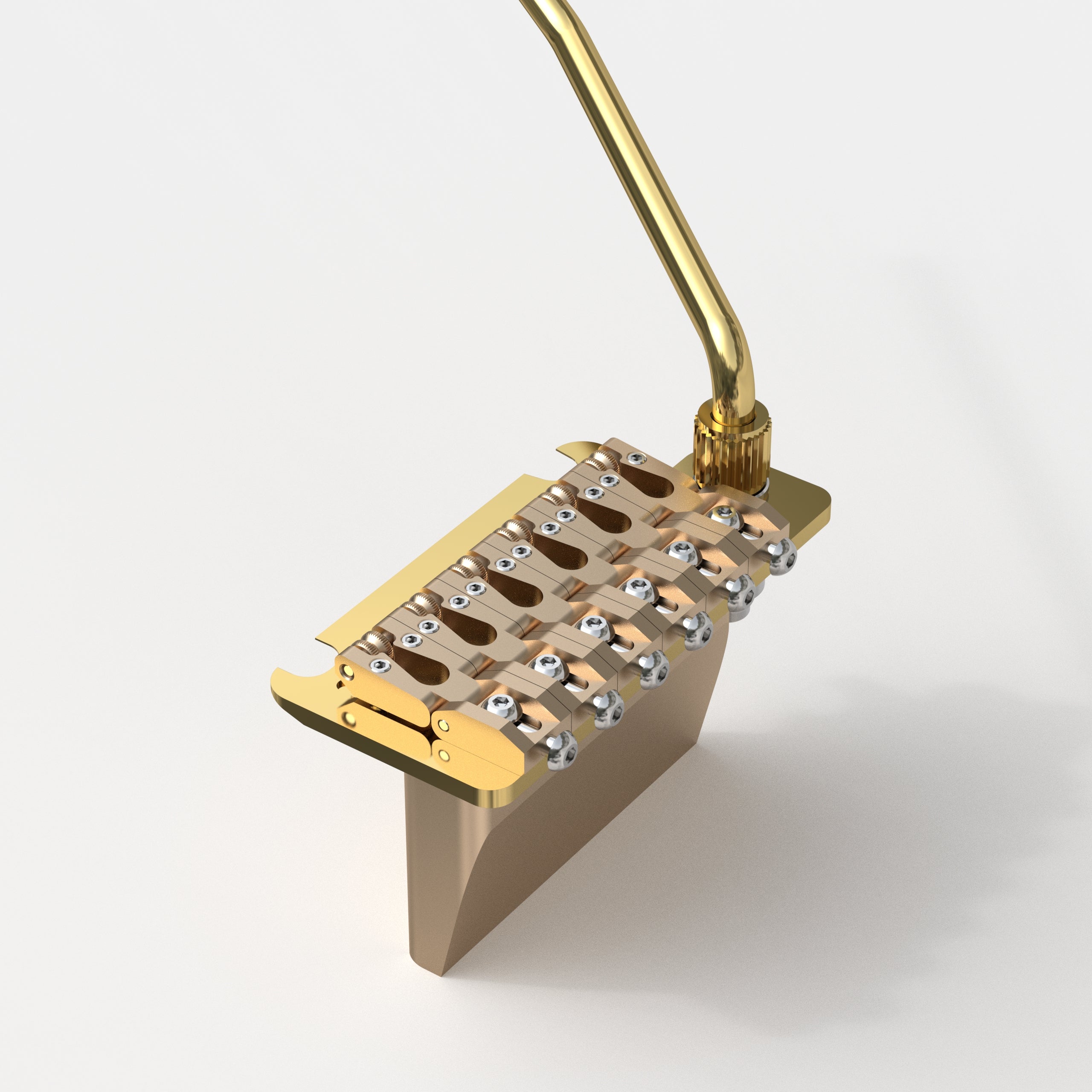 Guyker GG902 2-Point Tremolo Bridge with CNC Brass Saddles