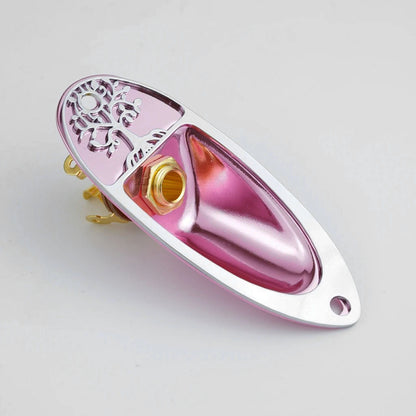 Guyker GJ007+GJ008+LJ01 Electric Guitar Jack Plate with Output Jack Socket Set