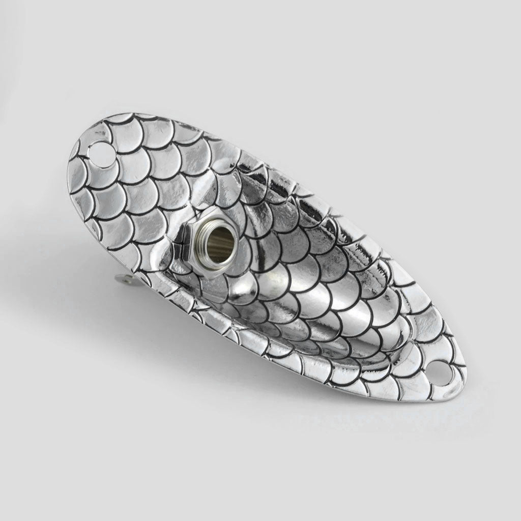 Guyker GJ009+LJ01 Electric Guitar Jack Plate with Output Jack Socket Set