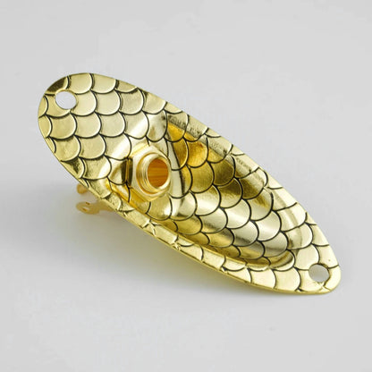 Guyker GJ009+LJ01 Electric Guitar Jack Plate with Output Jack Socket Set