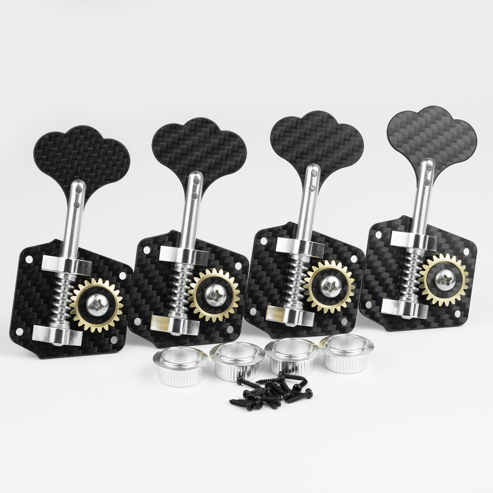 Guyker GB-530T Carbonfaser Stimmmechaniken für Bass mit 1:26 Übersetzungsverhältnis