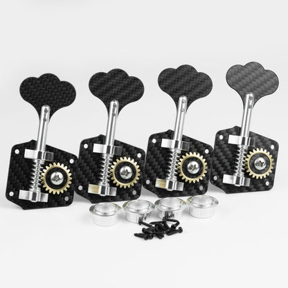 Guyker GB-530T Carbonfaser Stimmmechaniken für Bass mit 1:26 Übersetzungsverhältnis