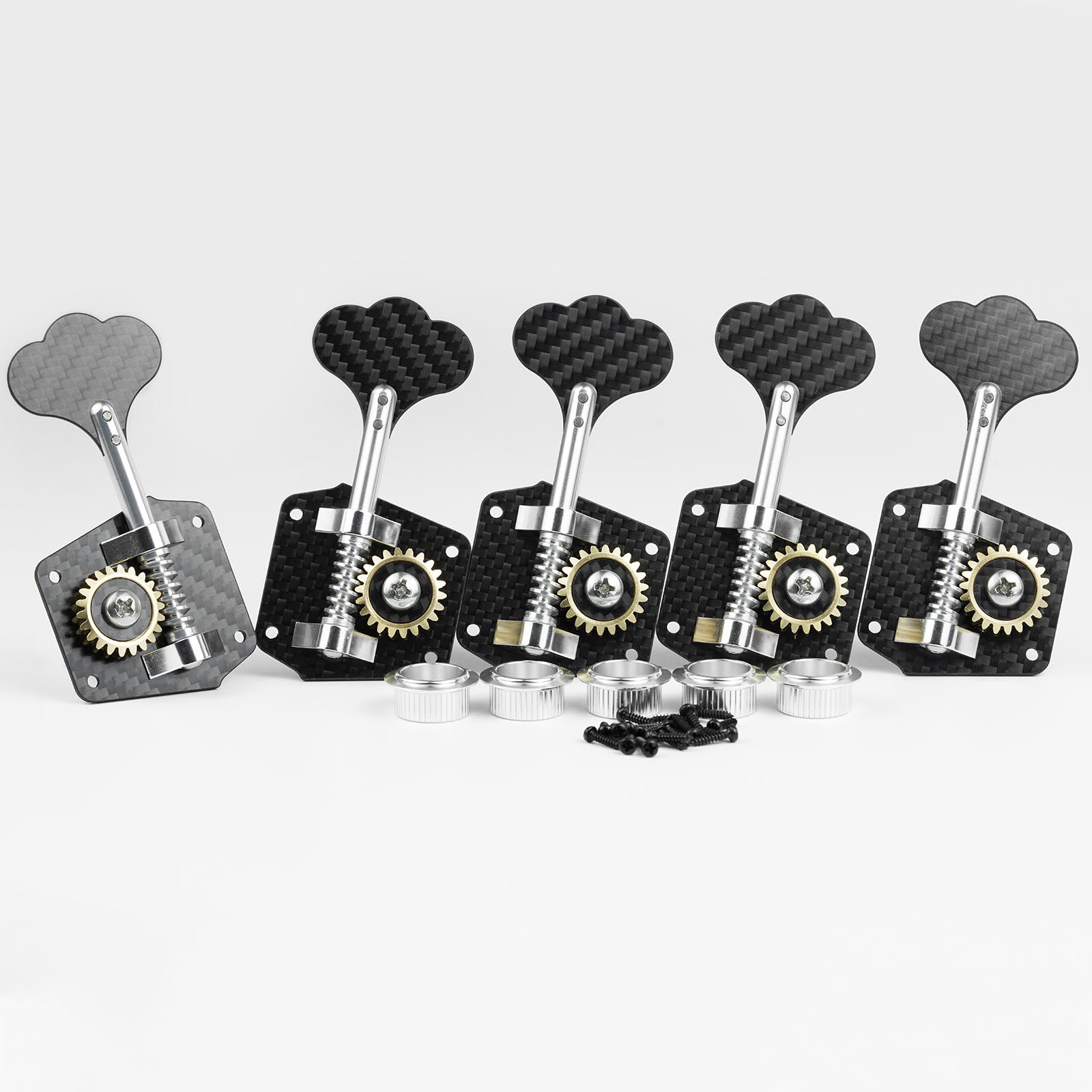 Guyker GB-530T Carbonfaser Stimmmechaniken für Bass mit 1:26 Übersetzungsverhältnis