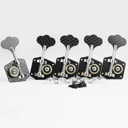 Guyker GB-530T Carbonfaser Stimmmechaniken für Bass mit 1:26 Übersetzungsverhältnis
