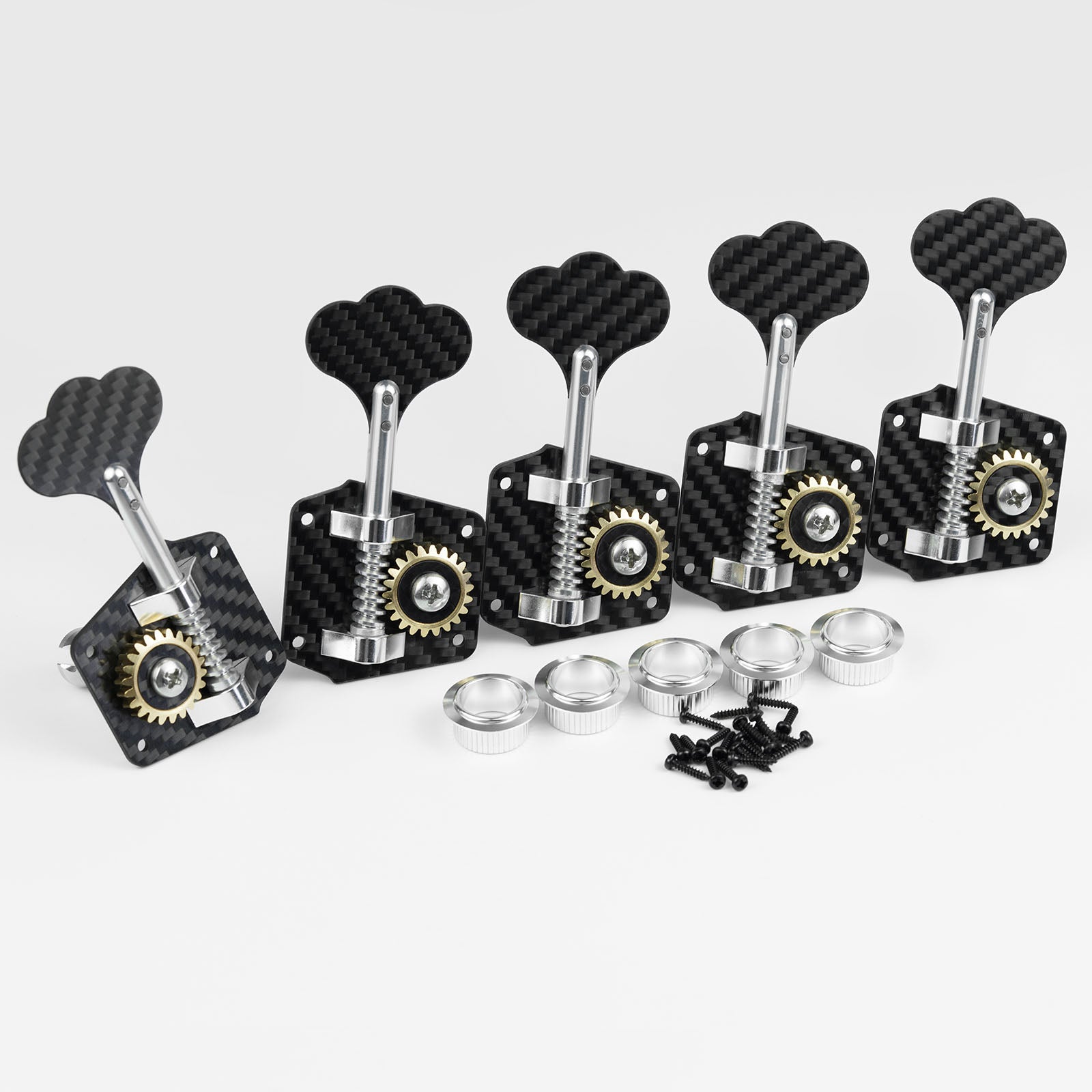 Guyker GB-530T Carbonfaser Stimmmechaniken für Bass mit 1:26 Übersetzungsverhältnis