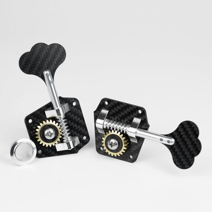 Guyker GB-530T Carbonfaser Stimmmechaniken für Bass mit 1:26 Übersetzungsverhältnis